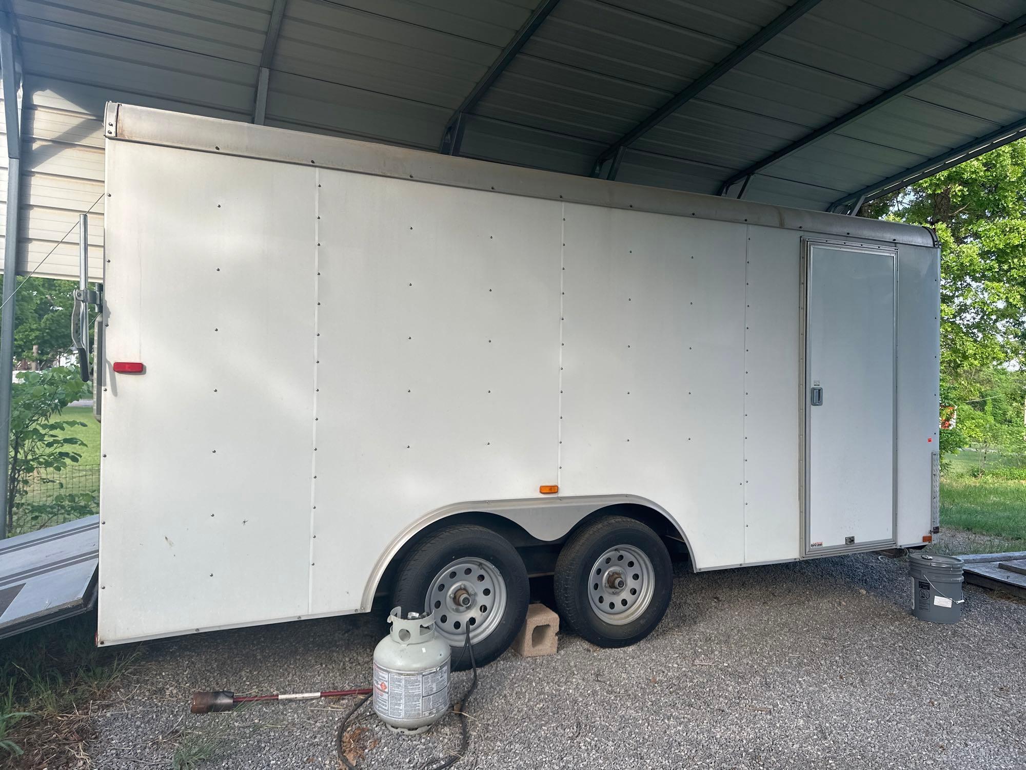 enclosed trailer