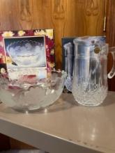 Serving Bowl and Pitcher