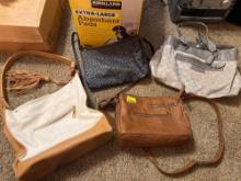 Misc purses, sunglasses and case