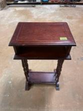 Vintage Mahogany Wood Side Table