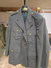 Vintage, US Army, Class A, Dress Coat. 44 Short