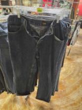6 Pair of Slightly Used Denim Jeans. Lee, George, and Other. Assorted Sizes.
