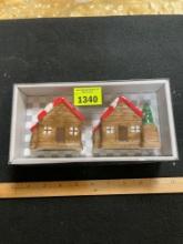 Dolly Parton Christmas Cabin Salt and Pepper Shakers
