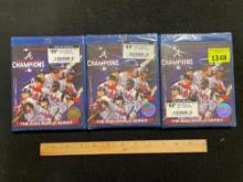 3 Boxes of Major League Baseball 2021 World Series Champions BluRay Discs 3 Times the Money
