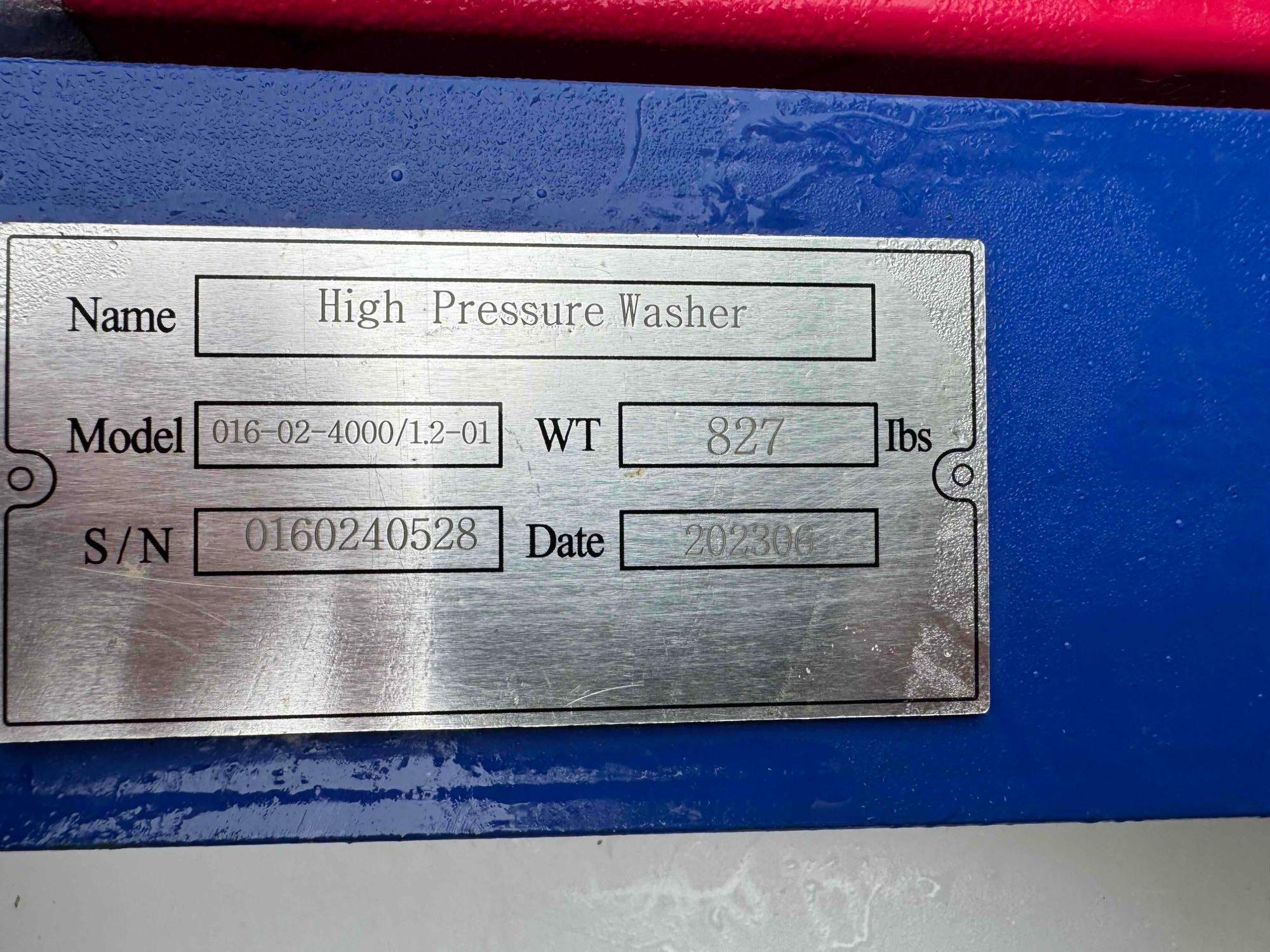 4000PSI Hot Water Pressure Washer