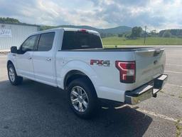 2019 Ford F-150 4X4 Pickup Truck, VIN # 1FTEW1E40KFC29719