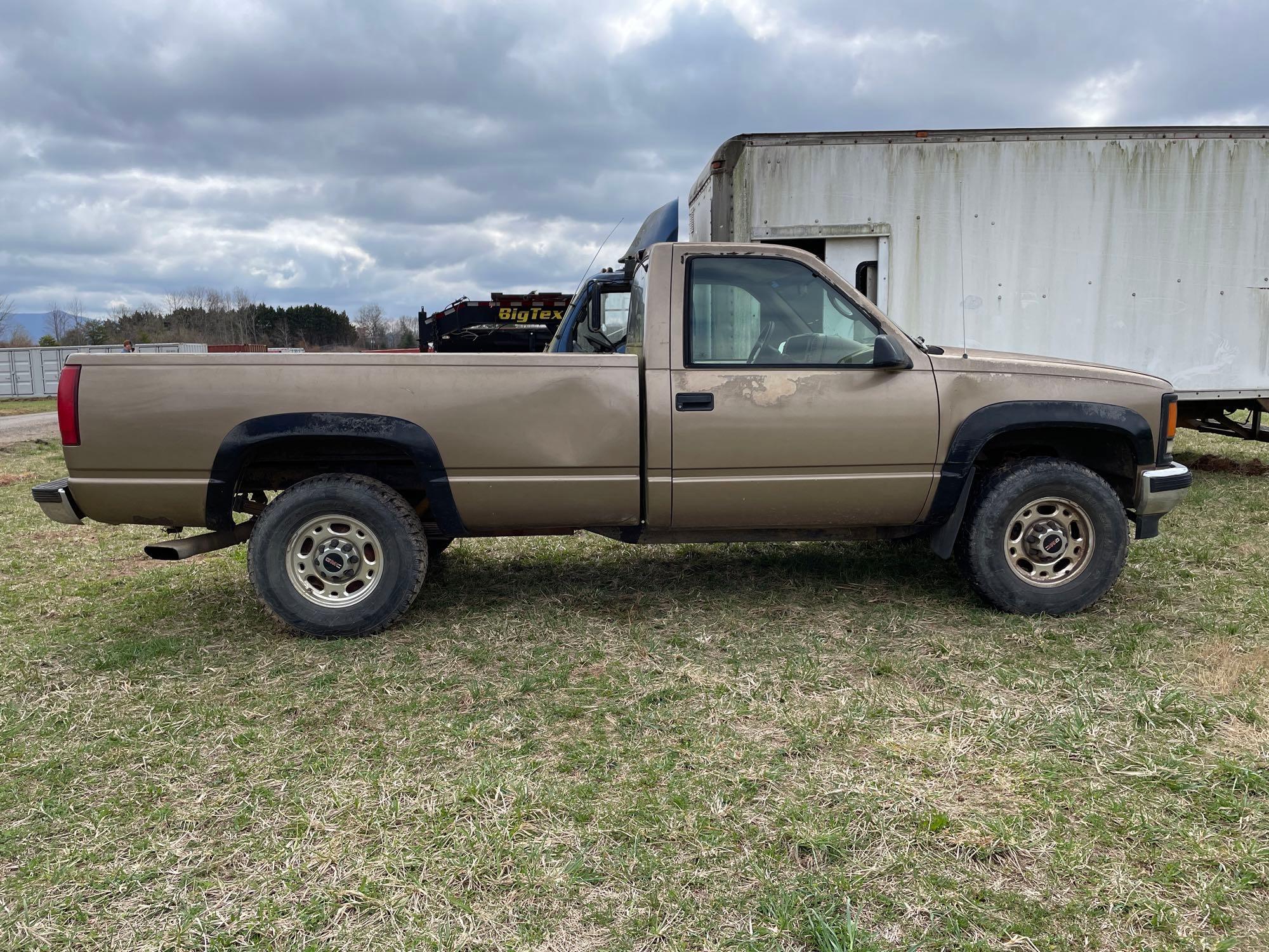 1995 Chevrolet K3500 Pickup Truck, VIN # 1GCHK34N6SE101067