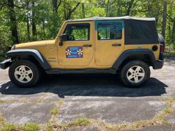 2013 Jeep Wrangler Multipurpose Vehicle (MPV), VIN # 1C4BJWKG7DL645817