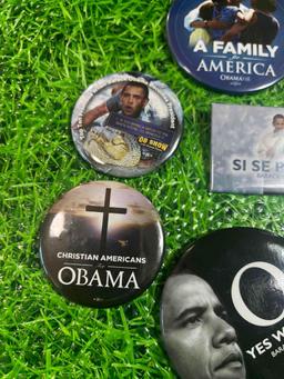 2008 obama buttons