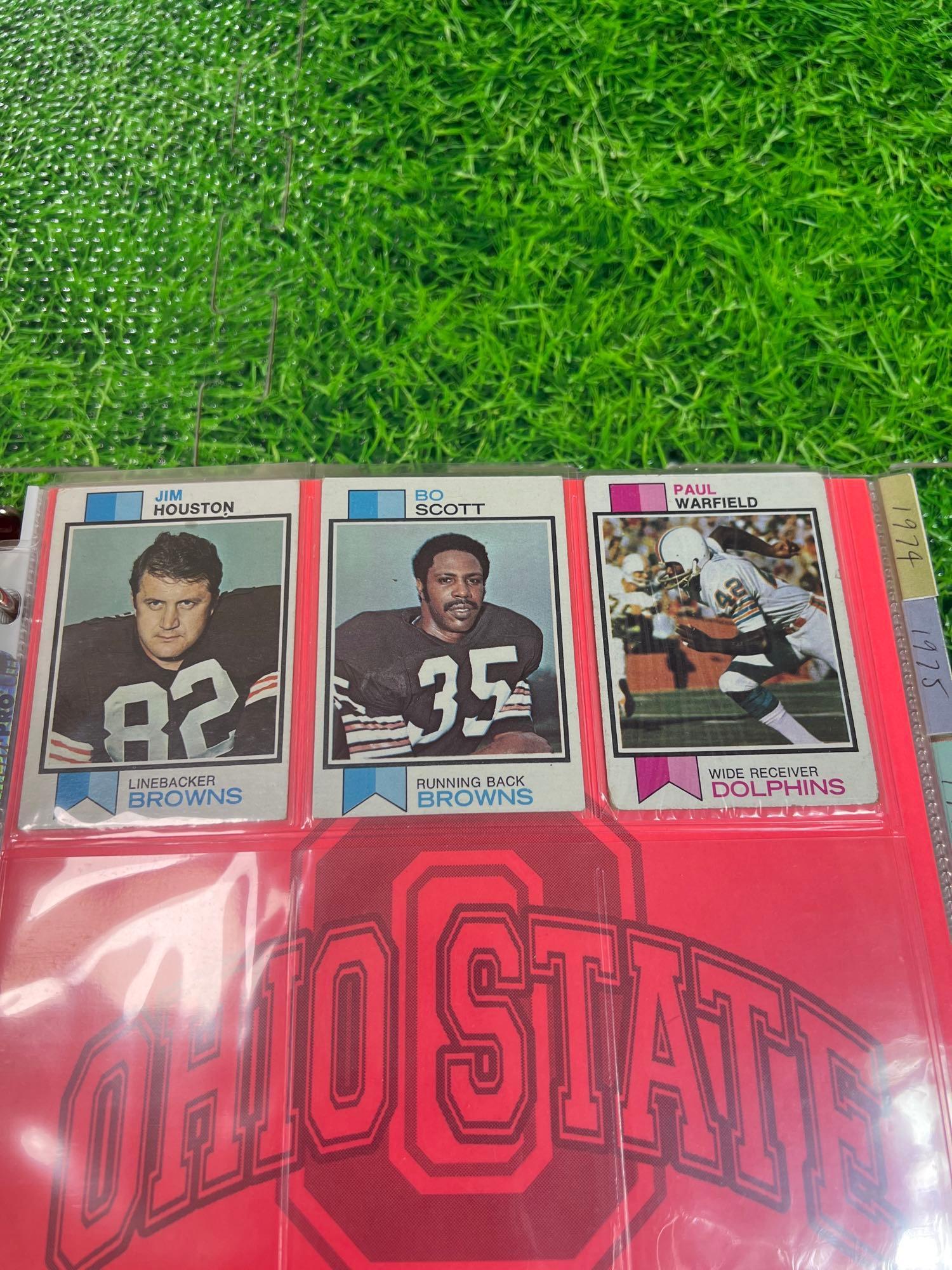 1970s-92 OSU Buckeye football cards