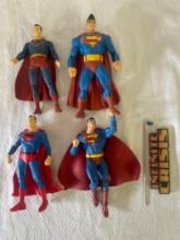 Superman Action Figures (4)