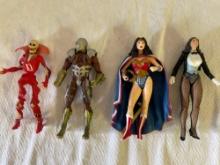 Deadman, Deadshot, Wonder Woman, and Zatanna Action Figures