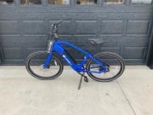 E Dash Serfas New E-Bike Medium Blue Hydraulic Brakes 48V 13.6AH 500W