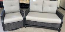 2PC AGIO PATIO CHAIR AND LOVESEAT