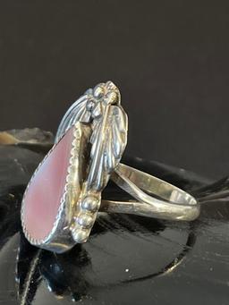 Sterling Silver and Moonstone Ring