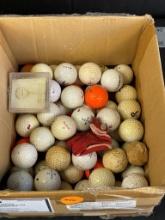 Box of Used Golf Balls