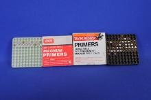 Large Rifle Primers (2) Partial. Approximately 63 Primers.