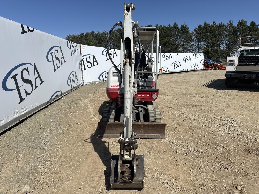 2018 Takeuchi Tb230 Mini Excavator