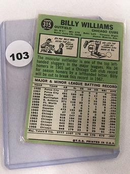 1967 Topps #315, Billy Williams