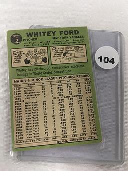 1967 Topps #5, Whitney Ford
