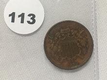 1864 2 Cent Piece