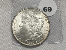 1890 Morgan Dollar, UNC-60