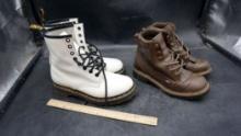 Justin Boots (Size 3D) & Dr. Martens Boots (Size 7)