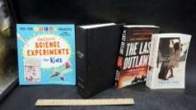 Books - Two By Two, The Last Outlaw, Midnight Surf & Awesome Science Experiments For Kids