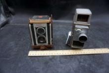 2 Cameras - Kodak Duaflex I I Camera, Bell & Howell Electric Eye