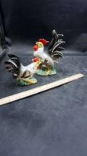 Chase Hand Painted Rooster & Chicken
