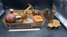 Candlestick Holders, Tea Light Holder, Vases, Baskets & Decor