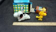 Snoopy & Woodstock Sculptures