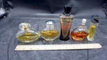 5 Bottles Of Perfume - Intuition, Burber, Bella & Others