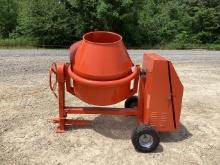 12 Cubic Foot Steel Drum Concrete Mixer