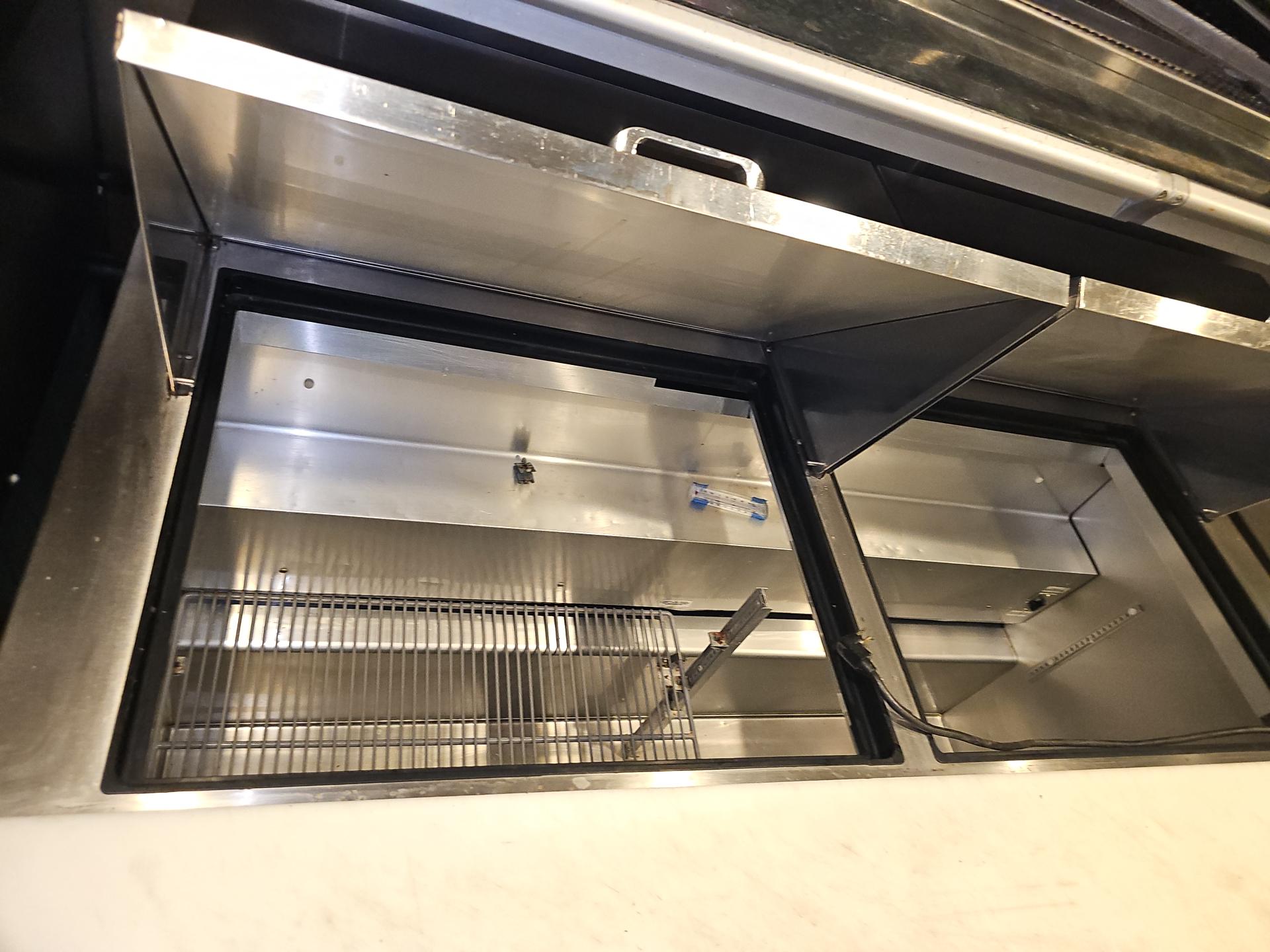 True stainless steel salad/Sandwich prep cooler  5' x 32"