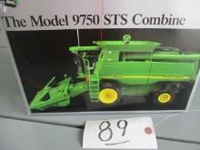 1/32 SCALE SERIES 11 PRECISION JD MODEL 9750 STS COMBINE MAYBE