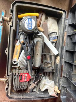 Lot of Misc. Tool Boxes and Tool Bags full of Tools