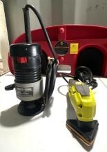 Porter Cable Laminate Trimmer Base and Ryobi Corner Sander