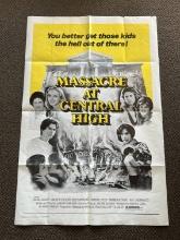 Massacre At Central High Original 1976 Movie Poster