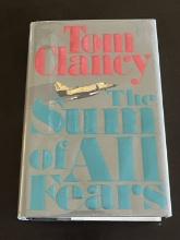 1991 Signed Tom Clancy Hardcover "The Sum of All Fears" 1st Edition Book