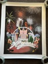 Artist Charles Boyer Signed 30 Years Lithograph Poster 5063/24500 in Great Condition, Rolled COA