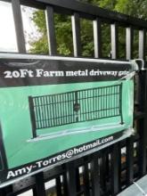 Steelman 20FT Farm Metal Driveway Gate