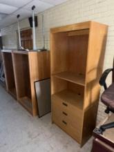 School Desks, Wooden Cabinets