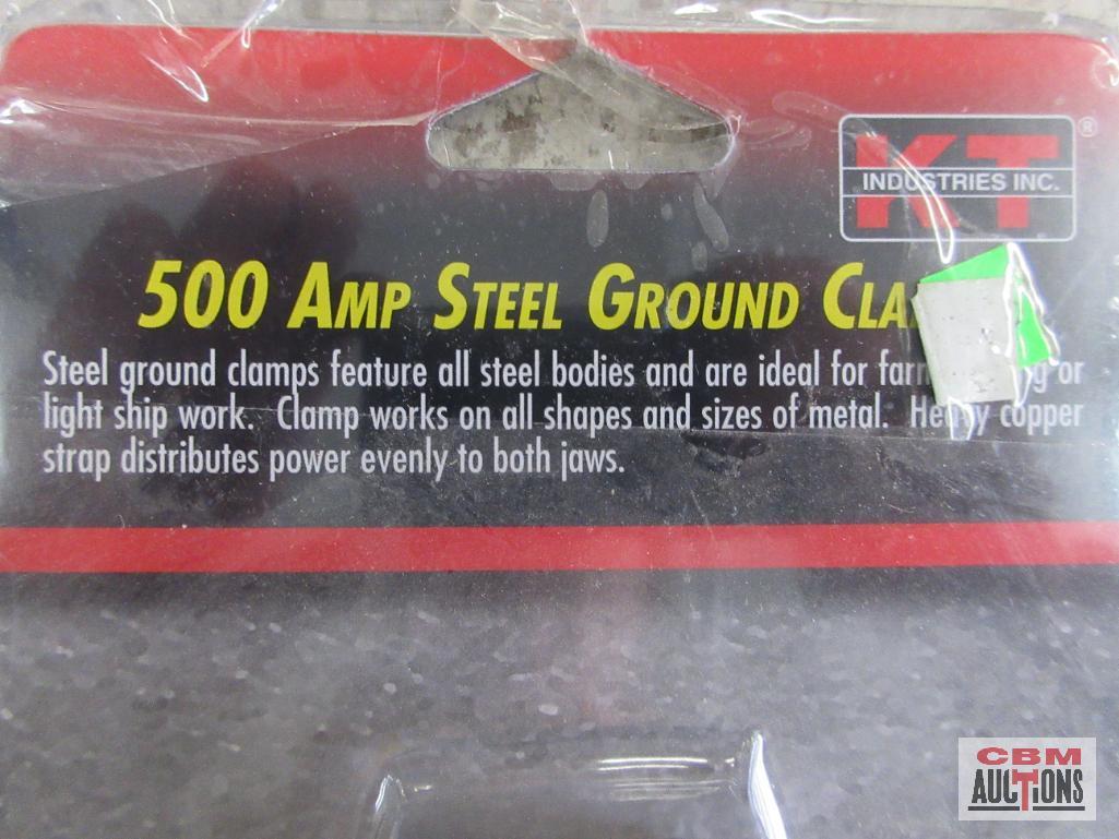 KT Industries 2-2290 500AMP Steel Ground Clamp...