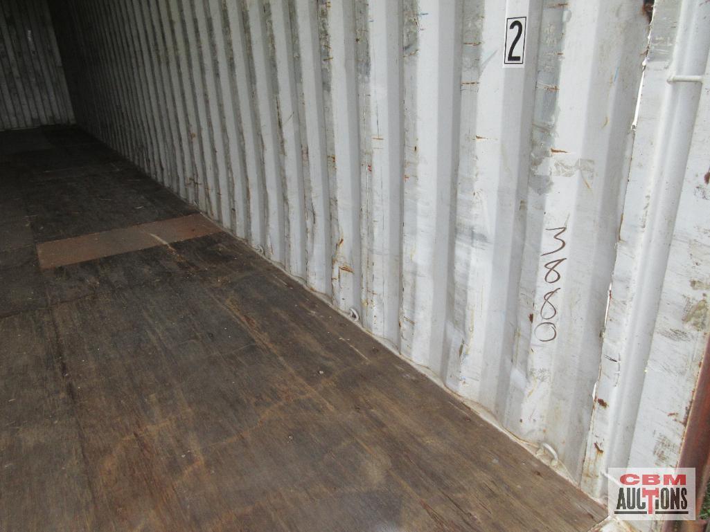 2008 40' Cargo Shipping Container, External Length: 40' External Width: 8' External High Cube