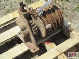 Vintage Cable Winch