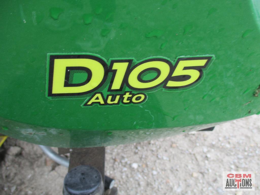 John Deere D105 Riding Lawn Tractor, 17.5 Hp, 187 Hrs, 42" Deck (Runs)