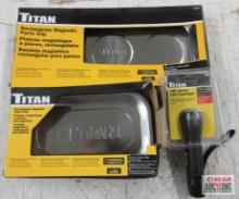 Titan 21265 Magnetic Parts Tray 5-3/8" x 9-3/8" x 1-1/4" Deep Titan 36015 High Output 150 Lumen LED