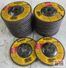 Dewalt DW4419 High Performance 4" x 1/4" x 5/8", 1/4" A24R, T27,... Metal Grinding Wheels- Box of 25