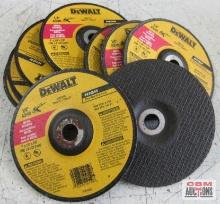 Dewalt DW4719 High Performance 7" x 1/4" x7/8", 1/4" A24R, Metal Grinding Wheels - Box of 10